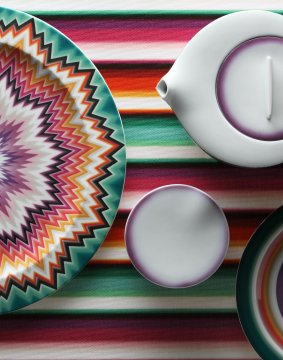 Missoni Home Porslin Zig Zag Mjölkkanna